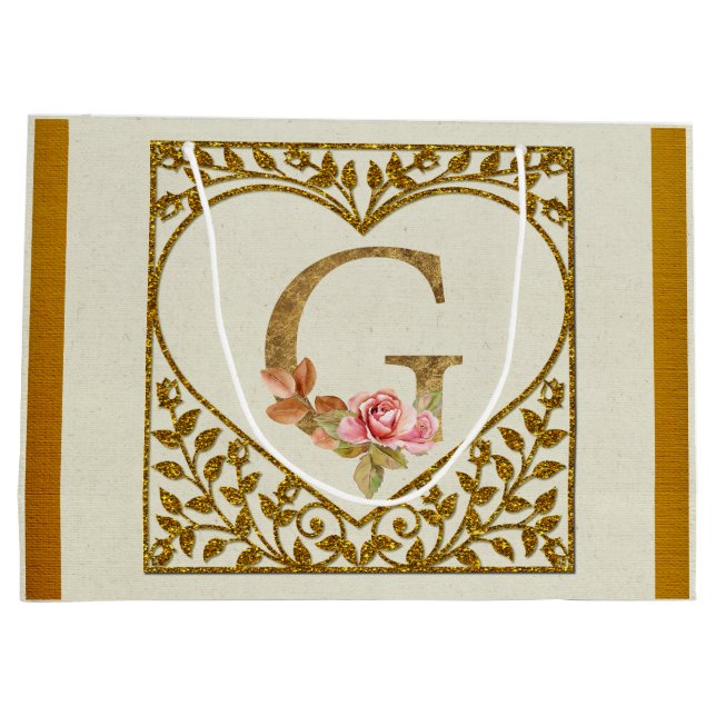 Personlig blommonogram, från A till Ö  (Baksidan)