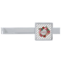 Personlig Blommönster Monogram Namn