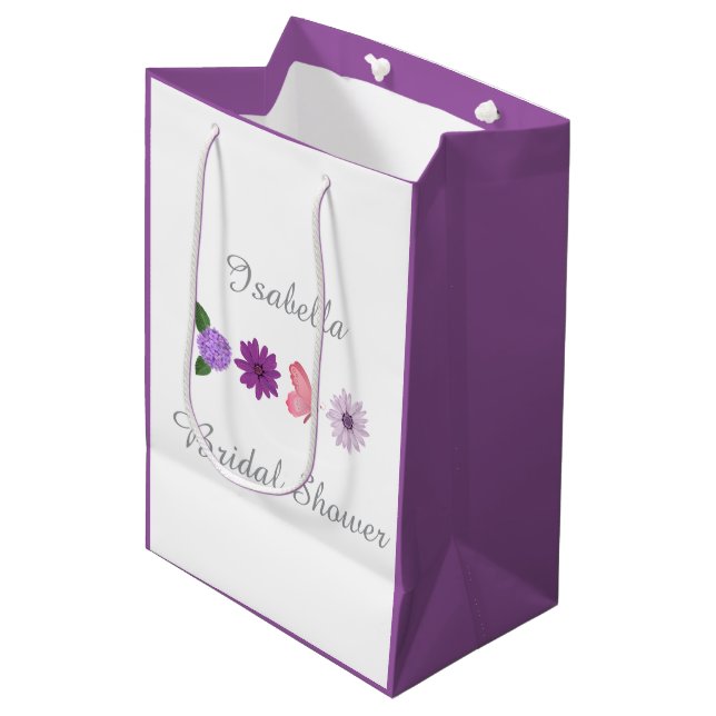 Personlig blomsterbröllopsfestpresent, bröllop  (Framsidan Vinklad)