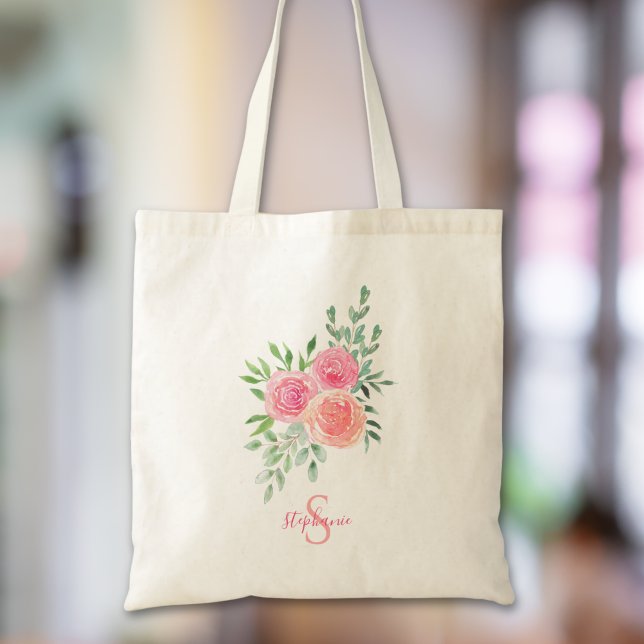 Personlig blomsterdesign tygkasse (Skapare uppladdad)