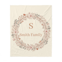 Personlig blomsterkrans familjenamn