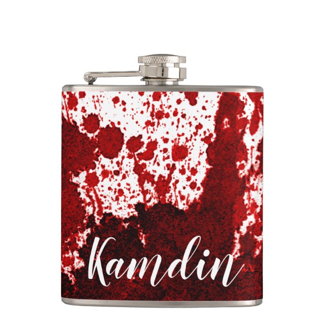 Personlig Blood Splatter Vampire Gotham Fickplunta (Framsidan)