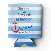 Personlig Blue Beachy Red Anchor
