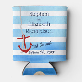 Personlig Blue Beachy Red Anchor