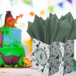 Personlig Blue Dinosaur med Foliage och ägg