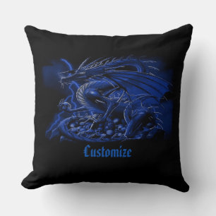 Personlig Blue Dragon Dekorativ kudde