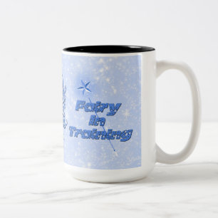 Personlig Blue Fairy in Training Mugg