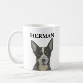 Personlig Blue Heeler Cattledog Kaffemugg