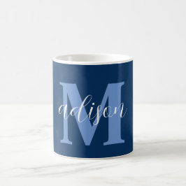Personlig Blue Molnkaffe Mugg