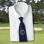 Personlig Blue Monogram Initialer Golf Slips<br><div class="desc">Anpassa initialer till att skapa en underbar golfgåva i monogrammet och behålla den. Designad av Thisisnotme©</div>