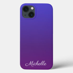 Personlig blue och lila ombre Fodral-Mate iPhon