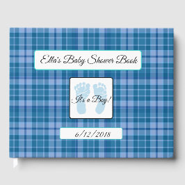 Personlig Blue Play Rand Baby Shower Bok