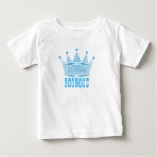 Personlig Blue Prince Krona Pojke Gift Tee