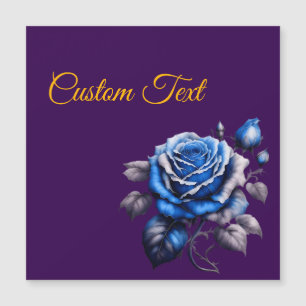 Personlig Blue Ro Kärlek Timless Blommigt Gift