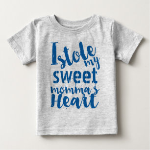 Personlig Blue Sports Stole My Mommas Heart Tröja