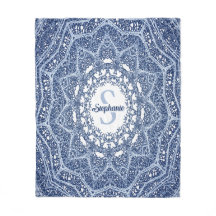 Personlig Blue Träd Gren Mandala