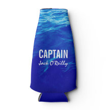 Personlig Blue Vatten Photo Fishing Boat Kapten