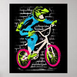 Personlig Bmx Poster - Bmx Bike Graffiti