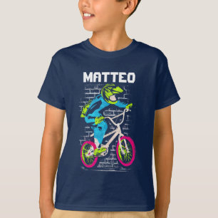 Personlig Bmx T-Shirt - Bmx Bike Graffiti