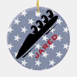 Personlig BobSledding Ornament
