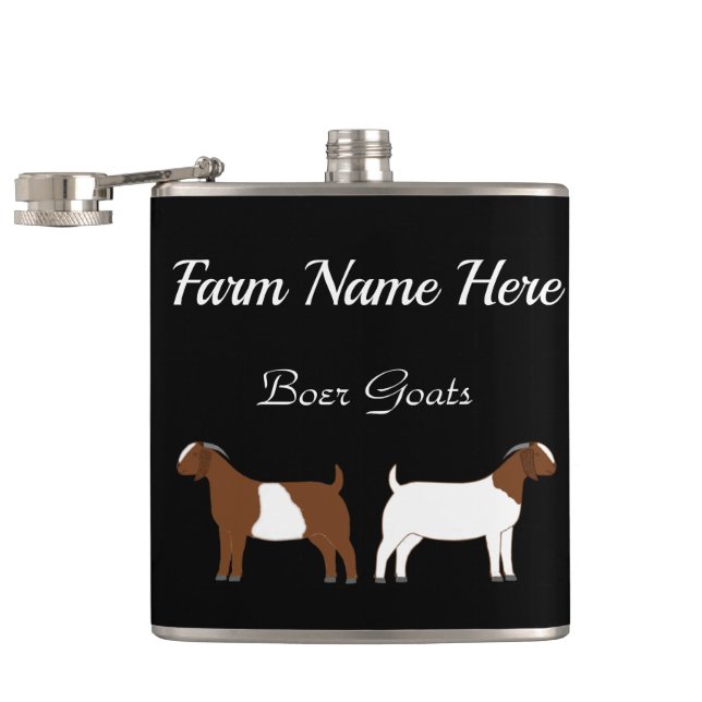 Personlig Boer Goat Farm Black Fickplunta (Öppnad)