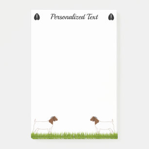 Personlig Boer Goat Farm Post-it Block