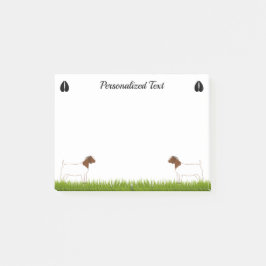 Personlig Boer Goat Post-it Block