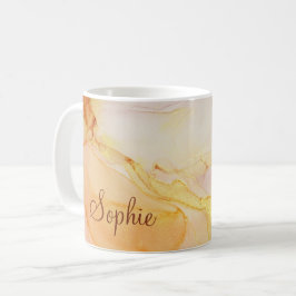 Personlig Boho Abstrakt Kaffemugg