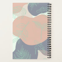 Personlig Boho Blommigt Spiral bärbar dator