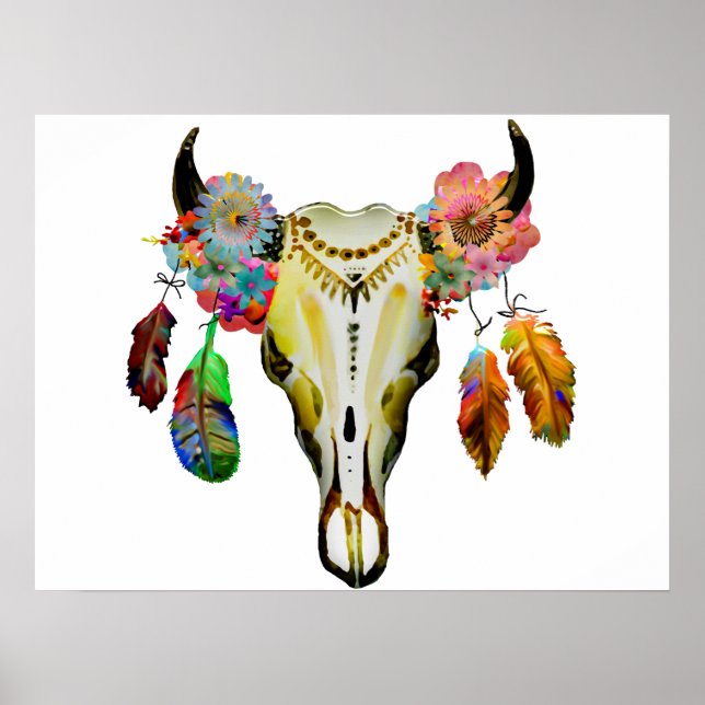 Personlig Boho-jul Poster (Framsidan)