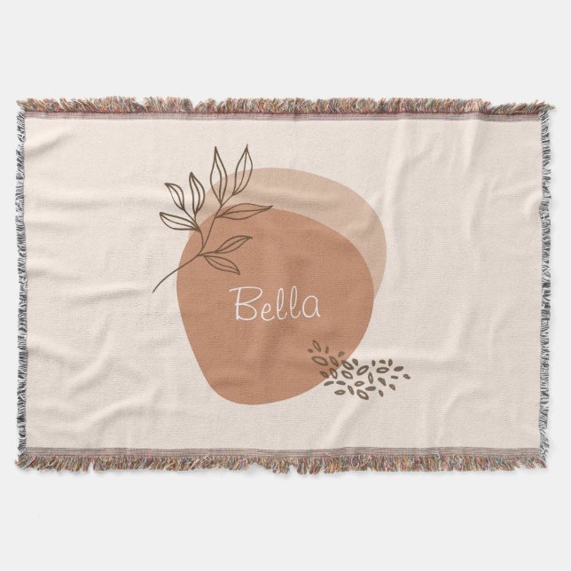 Personlig boho minimalist filt (Framsidan)