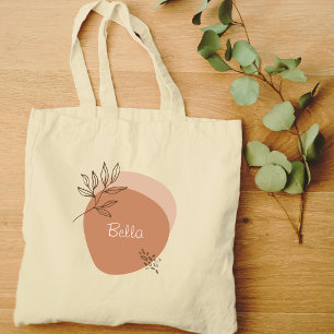 Personlig boho minimalistisk tygkasse