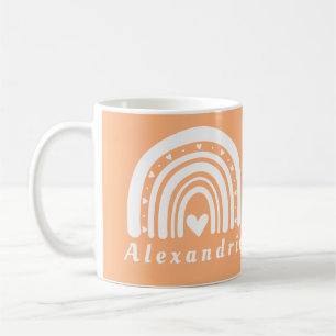 Personlig Boho Rainbow Kaffemugg