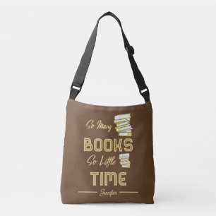 Personlig Bok Älskare Crossbody Bag Axelväska