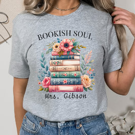 Personlig Bok Älskare Gift, Bok Klubb Reader T Shirt