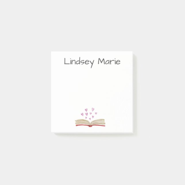 PERSONLIG BOK anteckningar Post-it Block (Framsida)