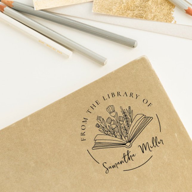 Personlig Bok från Bibliotek | BOK ÄLSKARE Stämpel (Skapare uppladdad)