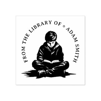 Personlig bok frimärke för barn stämpel