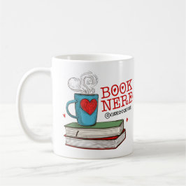 Personlig Bok Nerd Gift for Reader Kaffemugg