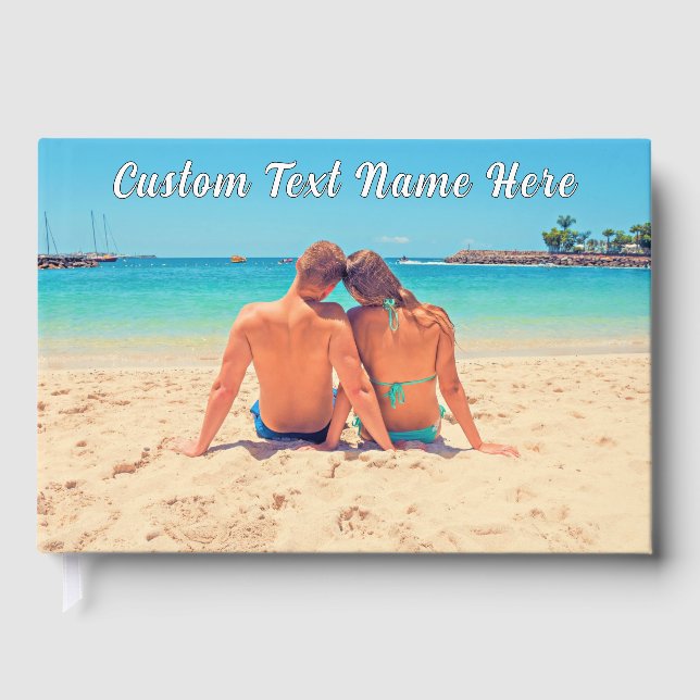 Personlig Bok och Anpassningsbar för fotogäst (Framsida)