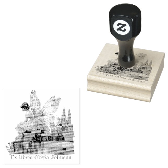 Personlig bokägare Frimärke för Bok Älskare Stämpel (Stämplad)