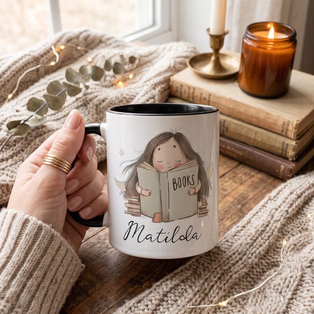 Personlig bokälskare  mugg (Skapare uppladdad)