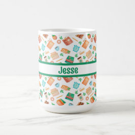 Personlig Bokar, kaffe, tea, succulents, Kaffemugg