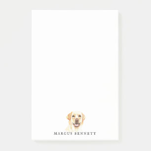 Personlig - bokför anteckningar Labrador Retriev Post-it Block