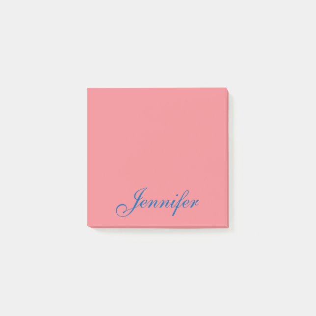 Personlig Bokför anteckningar som är fästpunkter Post-it Block (Framsida)