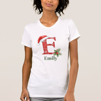 Personlig bokstav E T Shirt