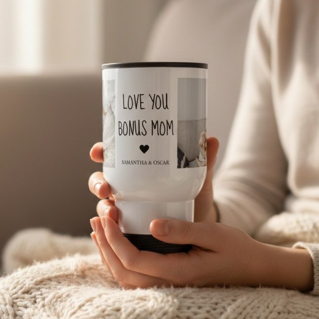 Personlig Bonus Mamma Foto | Kärlek till dig Resemugg (Skapare uppladdad)