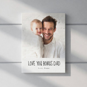 Personlig Bonus Pappa Foto Anpassad Present Canvastryck