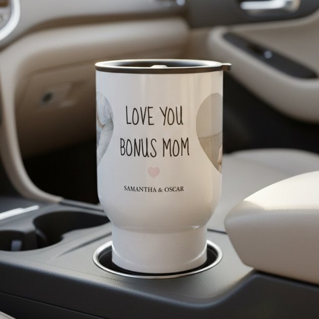 Personlig bonusmamma med foto present resemugg (Skapare uppladdad)