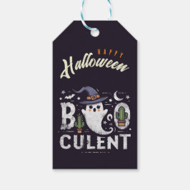 Personlig Boo-cculent-märkre för gåva Presentetikett